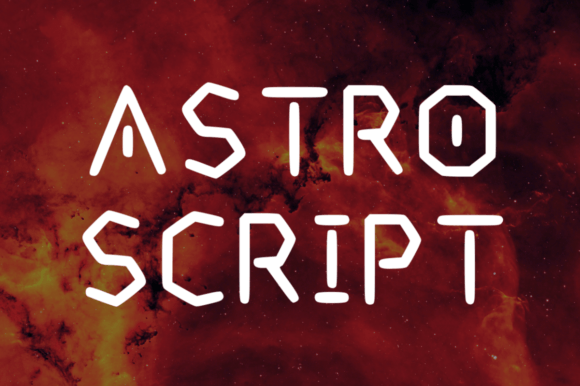 Astro Script: A Cosmic Display Font for Bold Campaigns