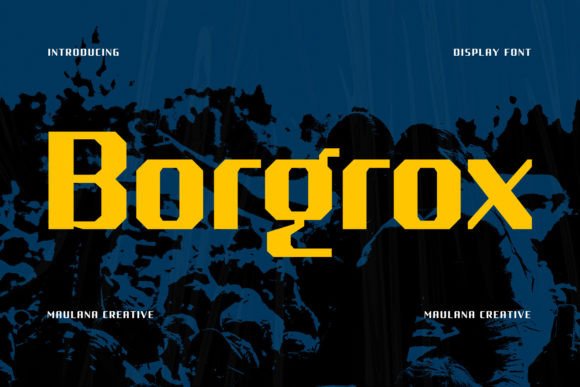 Borgrox Typeface Review: A Playful Display Font for Brands