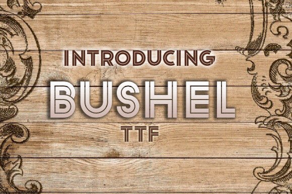 Bushel: A Retro Display Typeface for Editorial Design
