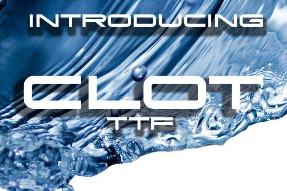 Clot: The Stylish Display Font for Makers