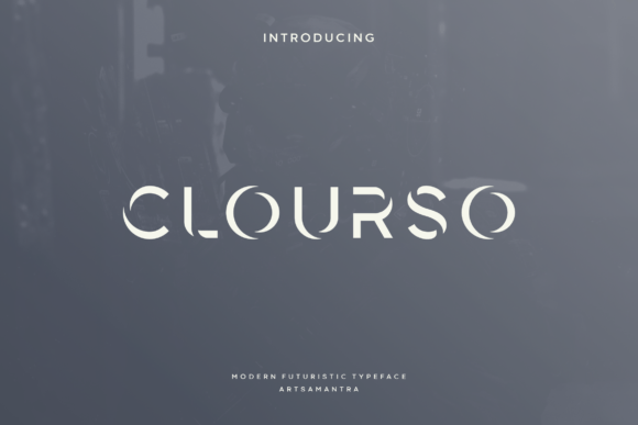 Clourso: A Luxurious Display Font for Modern Web Headers