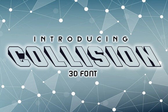 Collision: The 3D Retro Typeface for Bold Maker Brands