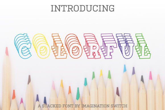 Colorful Font Review: A Stacked Display for Bold Designs