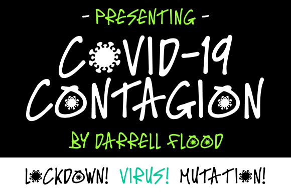 Covid-19 Contagion: A Bold Display Font for Crafters