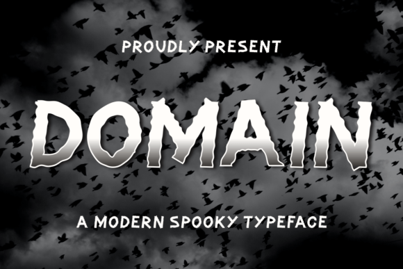 Domain: The Spooky Display Font for Halloween Crafts