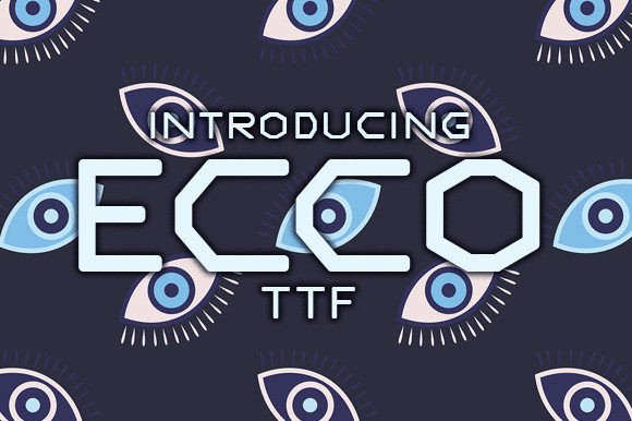 Ecco: The Sci-Fi Display Font for Modern Branding