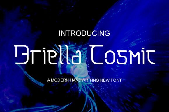 Elevate Campaigns with Briella Cosmic Display Fonts