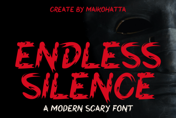 Endless Silence Font for Spooky Branding