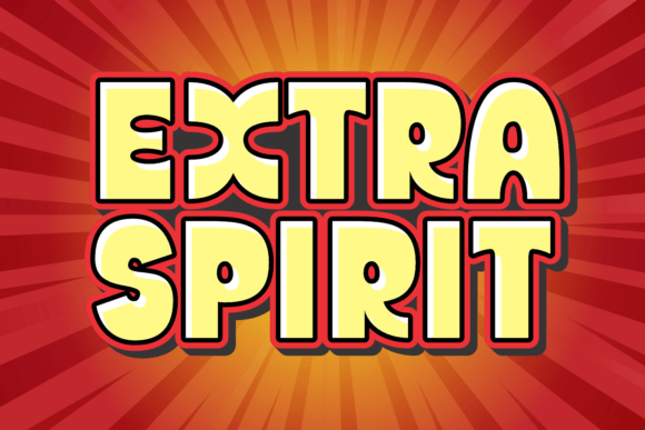 Extra Spirit: The Creative Display Font for Small Business Branding