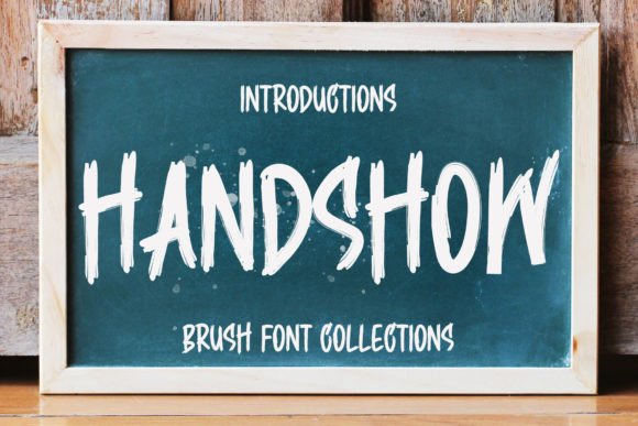 Handshow: A Playful Display Font for Digital Brands