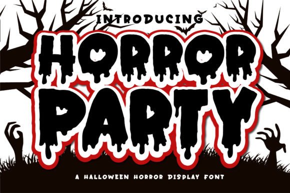 Horror Party Font: Spooky Branding for Halloween Business