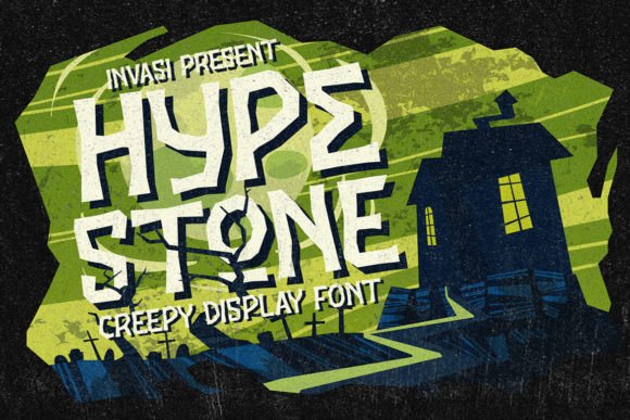 Hypestone: The Spooky Display Font for Bold Branding