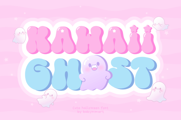 Kawaii Ghost: A Retro Display Font for Playful Campaigns