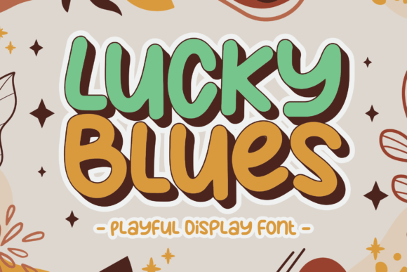 Lucky Blues: The Playful Display Font for Modern Campaigns