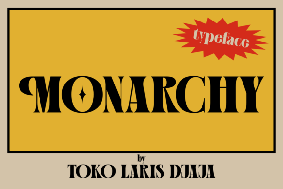 Monarchy: A Vintage Display Font for Web Headers
