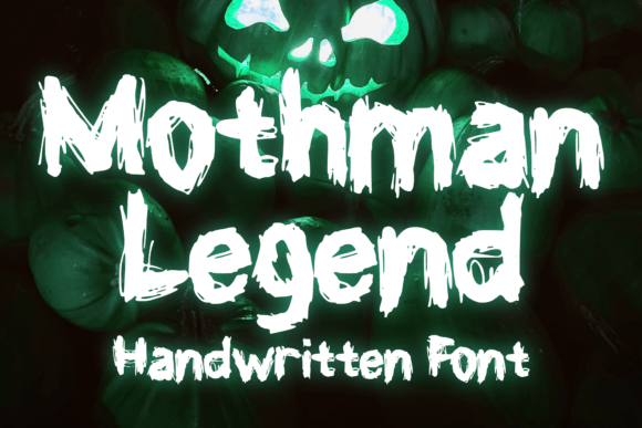 Mothman Legend: A Spooky Display Font for Bold Branding