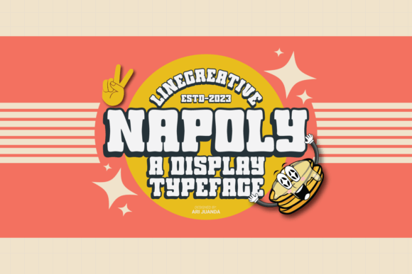 Napoly: The Retro Display Font for Bold Web Headers