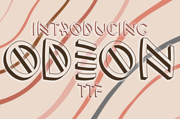 Odeon 3D Typeface Review for Bold Campaigns