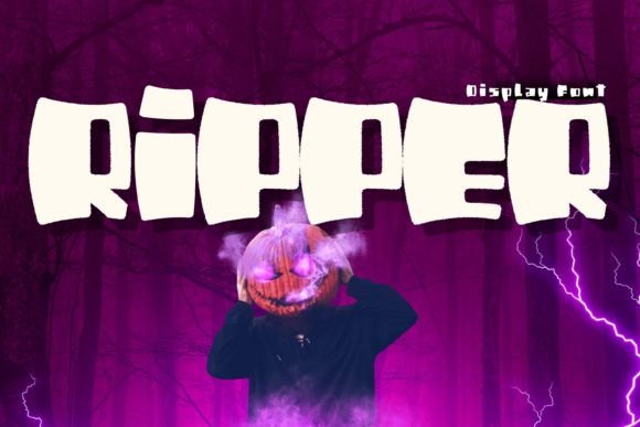 Ripper Display Font for Handmade Branding and Fun Logos