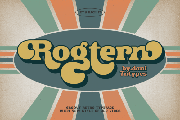 Rogtern Font Review: A Retro Display Typeface for Bold Brands