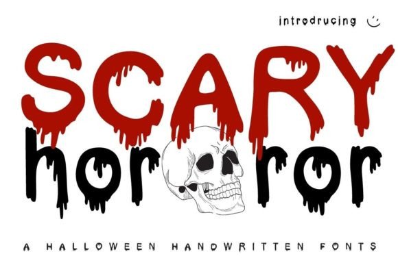 Scary Horror Font: The Ultimate Display Typeface for Halloween Campaigns
