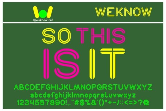 So This is It: A Bold Display Font for Editorial Impact