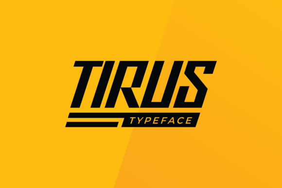 Tirus: The Futuristic Display Font for Modern Makers