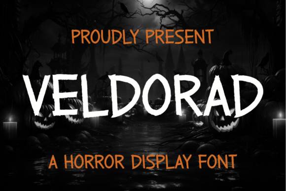 Veldorad: The Spooky Display Font for Halloween Campaigns