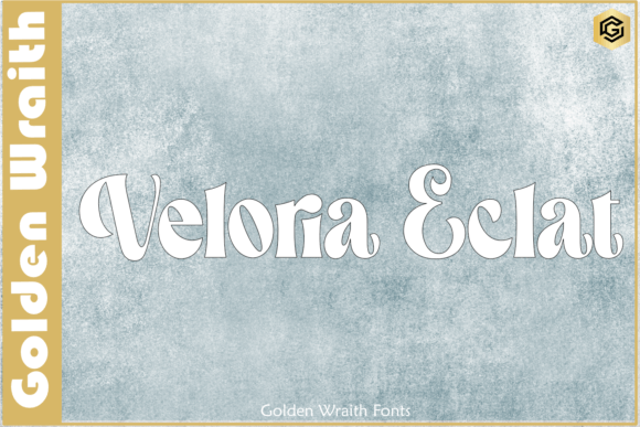 Veloria Eclat: A Mesmerizing Display Font for Editorial Design