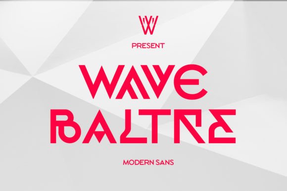 Wave Baltre: A Modern Display Font for Web Design